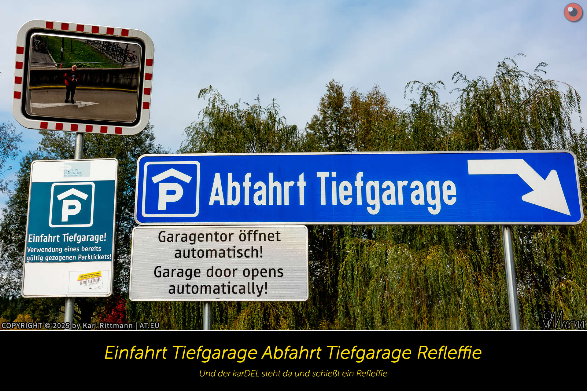 Abfahrt-Tiefgarage