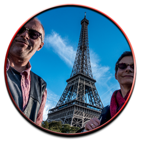 Paris - Eiffelturm mit meiner geliebten Ehefrau (2014) 