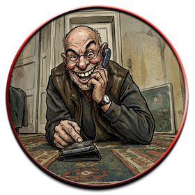 karDEL mit einem echt bösen Grinsen im Gesicht