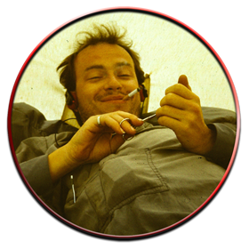 karDEL in Jamaica im Zelt, denn es regnete gerade in Strömen (1985)