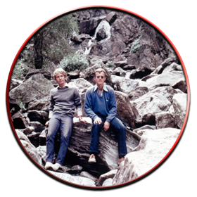 karDEL in den Rocky Mountains, mit Freund Thomas