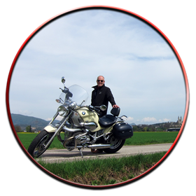 karDEL mit seiner BMW R1200C - seit 2025 ein echter Oldtimer